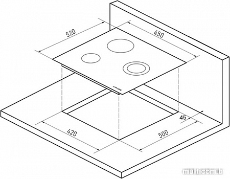 Варочная панель KUPPERSBERG ECS 402