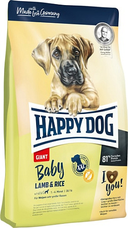 Сухой корм для собак Happy Dog Baby Giant Lamb & Rice 15 кг