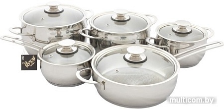 Набор кастрюль Кухар Магнолия Престиж КМ3-035С