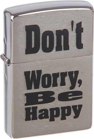 Зажигалка Zippo 200 Don't worry