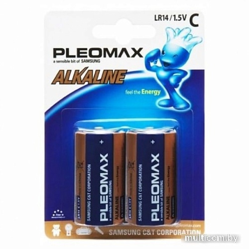 Батарейки Pleomax Alkaline C 2 шт.