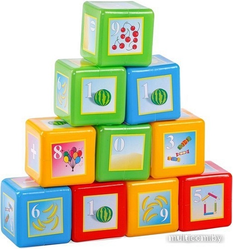 Кубики Юг-Пласт Математика 6008