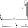 Душевой поддон Roltechnik Flat Kvadro Rectangle 160x75 [8000244]