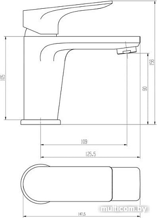 Смеситель Voda Surface SF 26