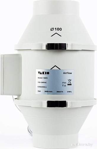 Осевой вентилятор Vakio AirFlow 100PE
