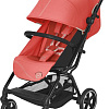Коляска прогулочная «книга» Cybex Eezy S+ 2 с дождевиком и бампером (BLK hibiscus red)
