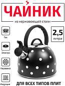 Чайник со свистком TimA WTK135BLK