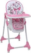 Стульчик для кормления Polini Kids 470 Disney baby (Кошка Мари, розовый)