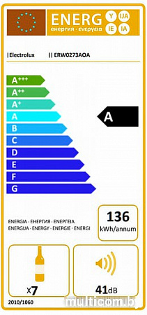 Винный шкаф Electrolux ERW0273AOA