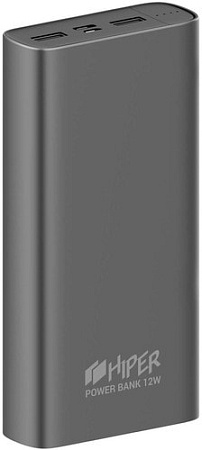 Портативное зарядное устройство Hiper Metal20K (космический серый)