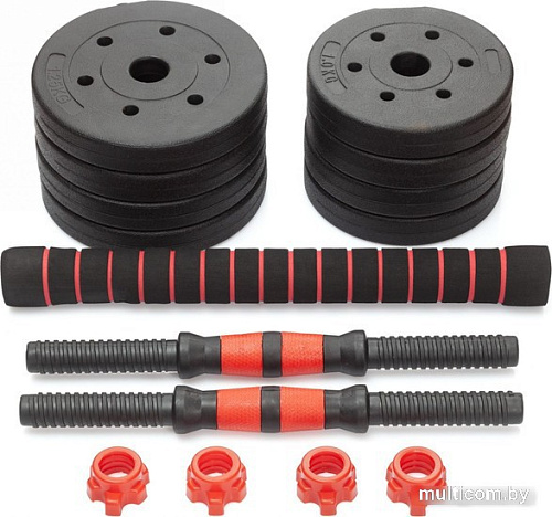 Набор гантелей с грифом для штанги VictoryFit VF-DC100 2x5 кг