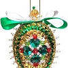 Набор для создания поделок/игрушек Волшебная мастерская Новогодняя шишка. Изумрудная ШП-16