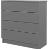 Комод Горизонт Нео 760 4 ящика (серый графит)