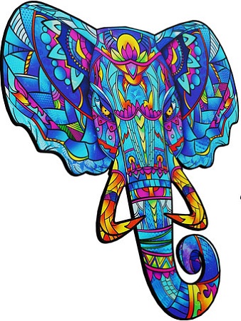 Пазл Sima-Land Timeless Elephant 9375731 (183 эл)