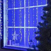 Световой дождь Luazon Водопад 400 LED 2х1.5 м (синий) 1080185