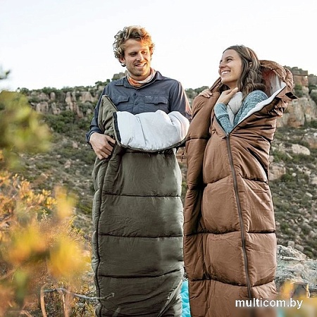 Спальный мешок Naturehike U350 NH20MSD07 (левая молния, хаки)
