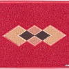 Придверный коврик SunStep Spongy 45х75 ромбы 38-465 (красный)