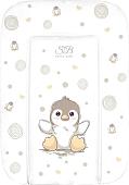 Пеленальный матрас Sweet Baby Pinguino New Crema 48x71 (пингвин бежевый)