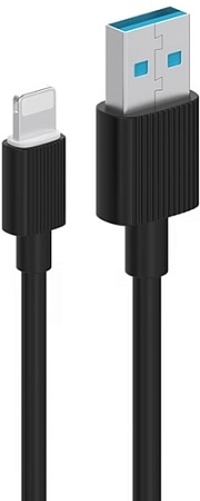 Кабель Celebrat CB-09 Lightning (1 м, черный)