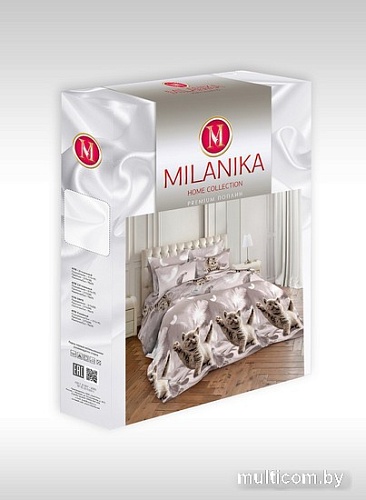 Постельное белье Миланика Непоседа 2сп (поплин)