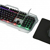 Клавиатура + мышь с ковриком + наушники Oklick HS-HKM300G Pirate