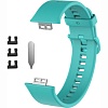 Ремешок Rumi силиконовый для Huawei Watch FIT, Watch FIT Elegant (бирюзовый)