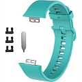 Ремешок Rumi силиконовый для Huawei Watch FIT, Watch FIT Elegant (бирюзовый)