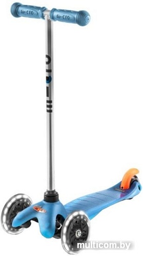 Самокат Micro Mini Micro Classic LED (аква)