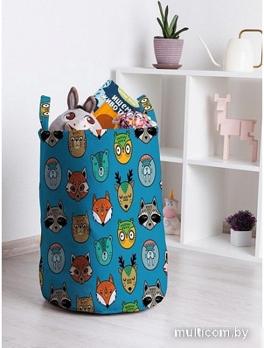 Корзина JoyArty Енот, Лиса и Кот toba_75029