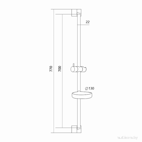 Душевая штанга Gross Aqua Loft GA298