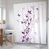 Шторка-занавеска для ванны JoyArty Цветы вьются к небу sc_16798