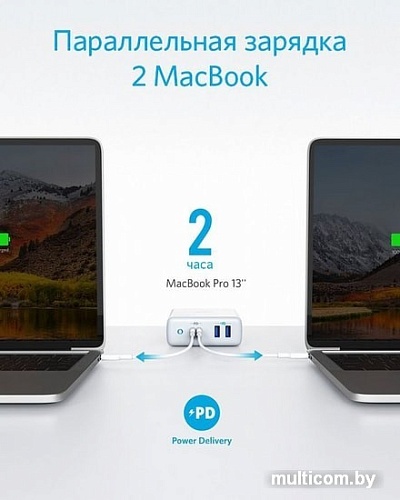 Сетевое зарядное Anker PowerPort Atom PD 4