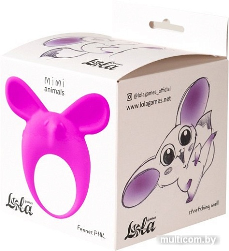 Виброкольцо Lola Games Fennec Phil 184532 7000-14Lola (фиолетовый)