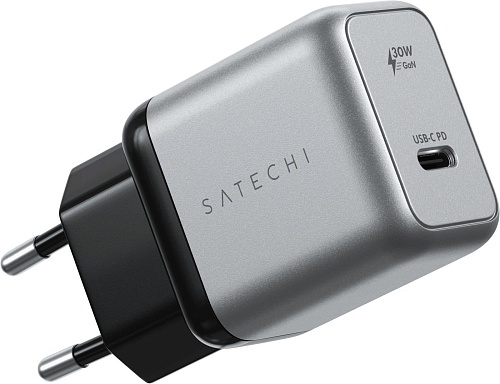 Сетевое зарядное Satechi 30W USB-C GaN Wall Charger ST-UC30WCM-EU