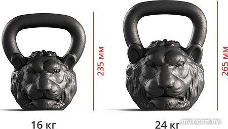 Гиря Iron Head Лев 24 кг