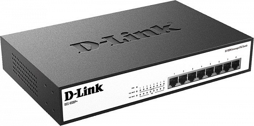 Коммутатор D-Link DES-1008P+