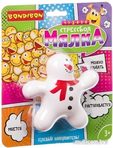 Сквиш Bondibon Снеговик ВВ3578