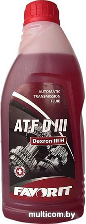 Трансмиссионное масло Favorit ATF D III 1л