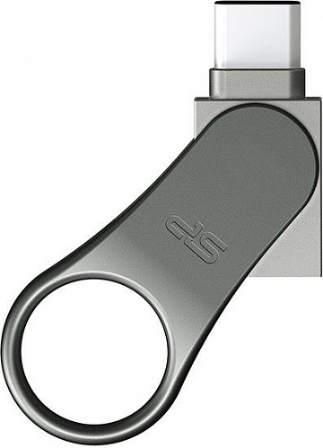 USB Flash Silicon-Power Mobile 80 Gray 64GB (SP064GBUC3C80V1S)