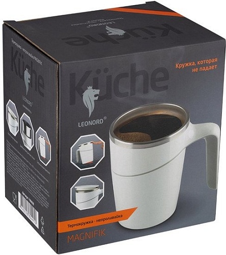 Термокружка Leonord Magnifik 106038 (белый)