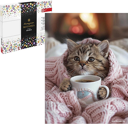Феникс+ Котенок в пледе 68635