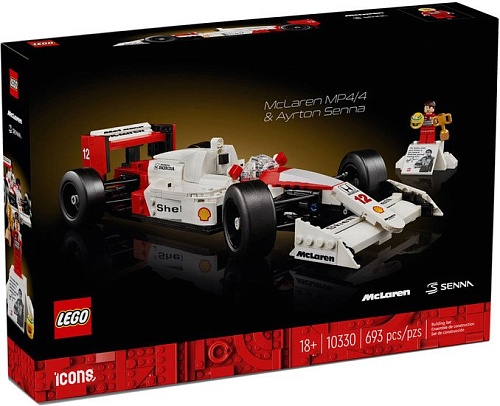 Конструктор LEGO Icons 10330 McLaren F1 MP4/4 и Айртон Сенна