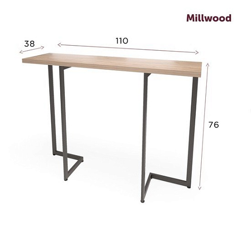 Кухонный стол Millwood Арлен 3 (дуб табачный craft/черный)