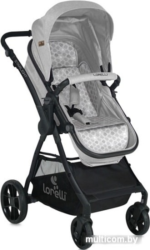 Универсальная коляска Lorelli Starlight 2019 (2 в 1, grey)