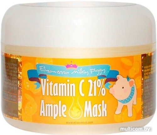 Elizavecca Milky Piggy Vitamin C 21% Ample Mask питательная (100 мл)
