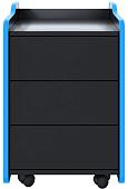 Тумба VMM Game Case 40 Black Blue CS-1BKBE (черный/синий)