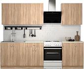 Готовая кухня S-Company Клео лайт 2.1 (дуб сонома/дуб сонома)