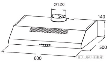 Кухонная вытяжка Midea MH60T349B