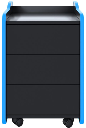 Тумба VMM Game Case 40 Black Blue CS-1BKBE (черный/синий)