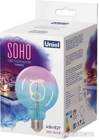 Светодиодная лампа Uniel Soho E27 4 Вт 2250 К UL-00005892